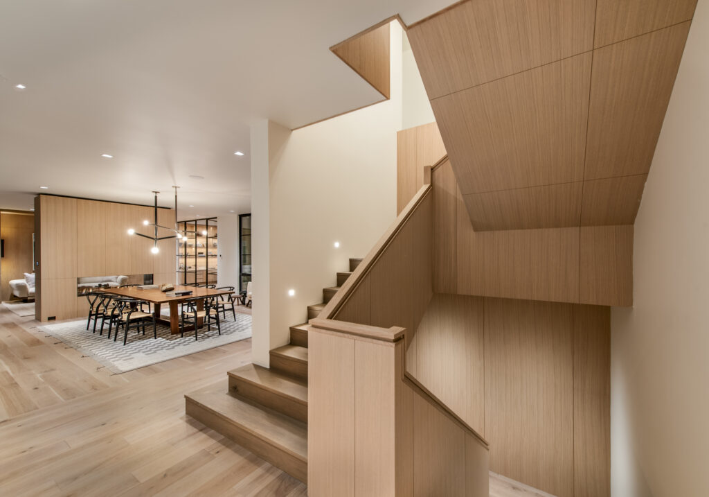 modern prairie stairs angle